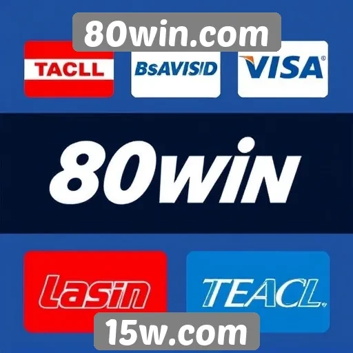 Diversidade de métodos de pagamento no 80win.com