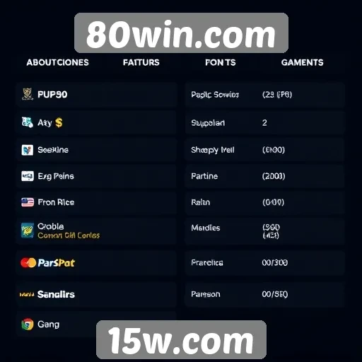 Métodos de pagamento disponíveis no 80win.com